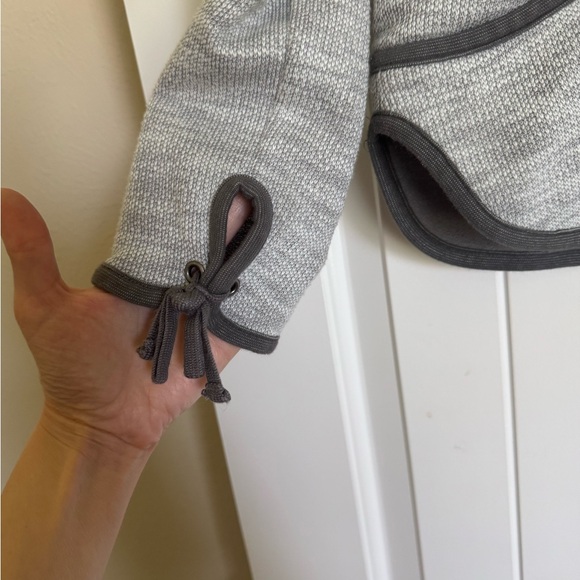 Cartonnier Jacket Beckett Piped Button Front Gray Jacket Size Small - Picture 4 of 10